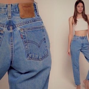 Levi's 550 Relaxed Fit Tapered Legs Mom Jeans